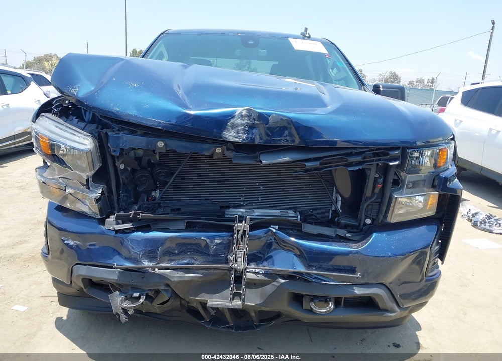 2021 CHEVROLET SILVERADO 1500 2WD SHORT BED CUSTOM VIN: 3GCPWBEKXMG457967