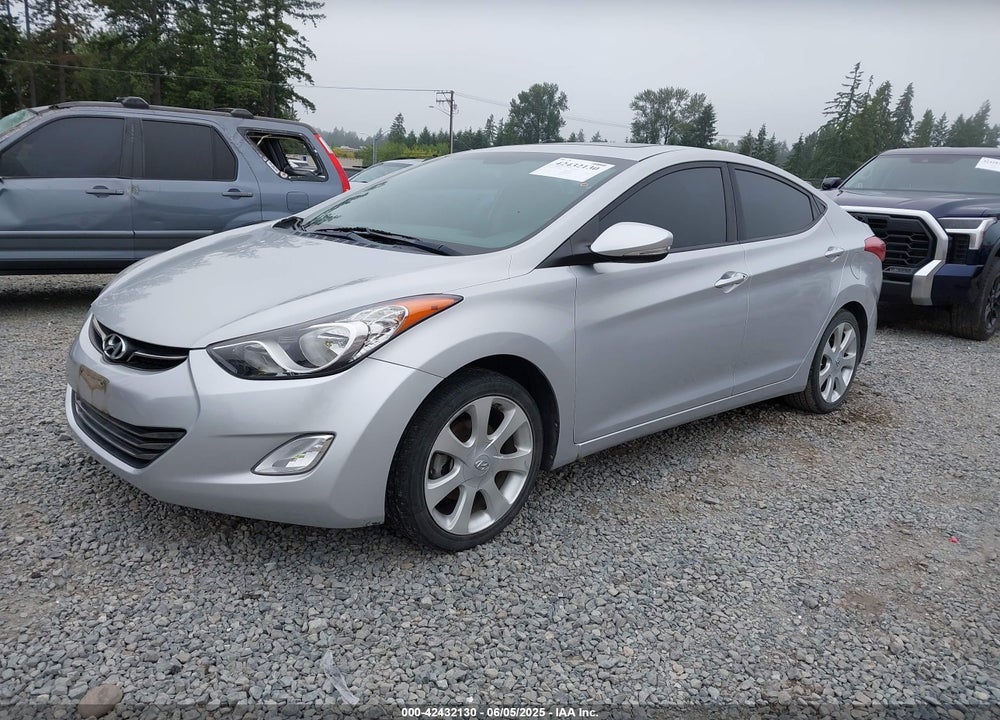 2013 HYUNDAI ELANTRA LIMITED VIN: KMHDH4AEXDU640304