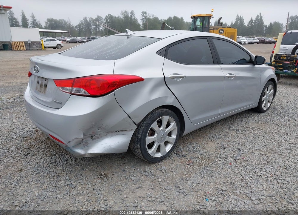 2013 HYUNDAI ELANTRA LIMITED VIN: KMHDH4AEXDU640304