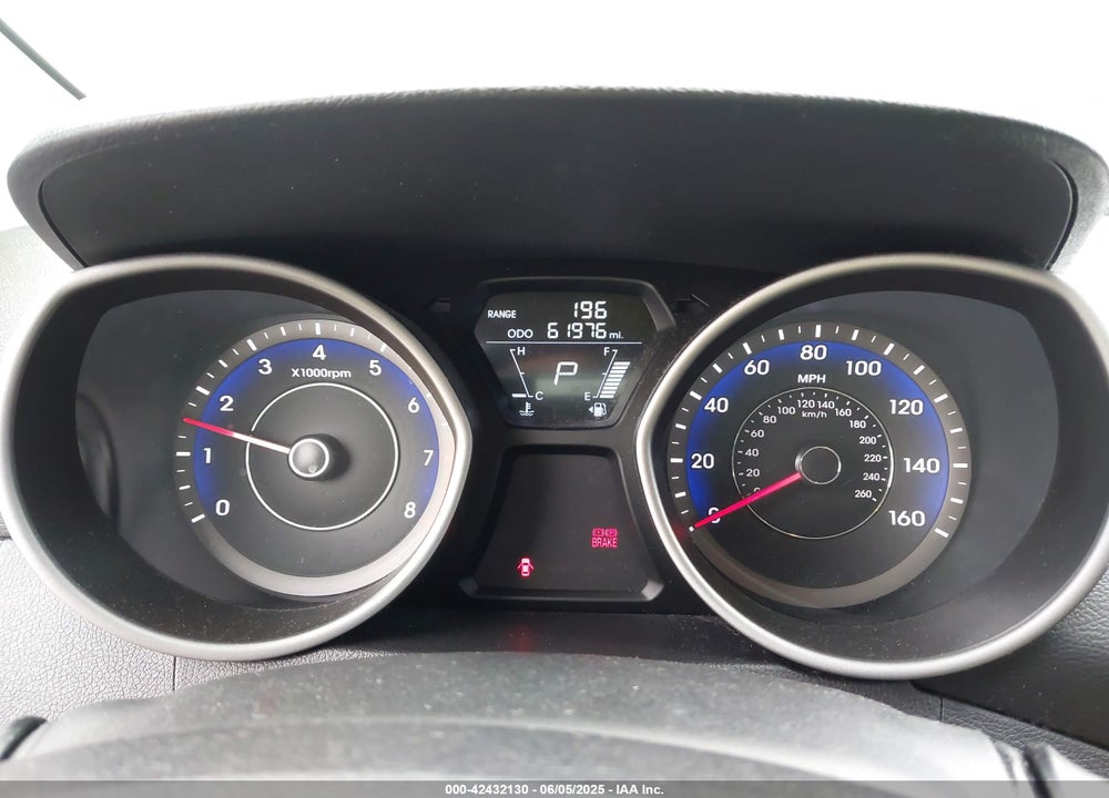 2013 HYUNDAI ELANTRA LIMITED VIN: KMHDH4AEXDU640304