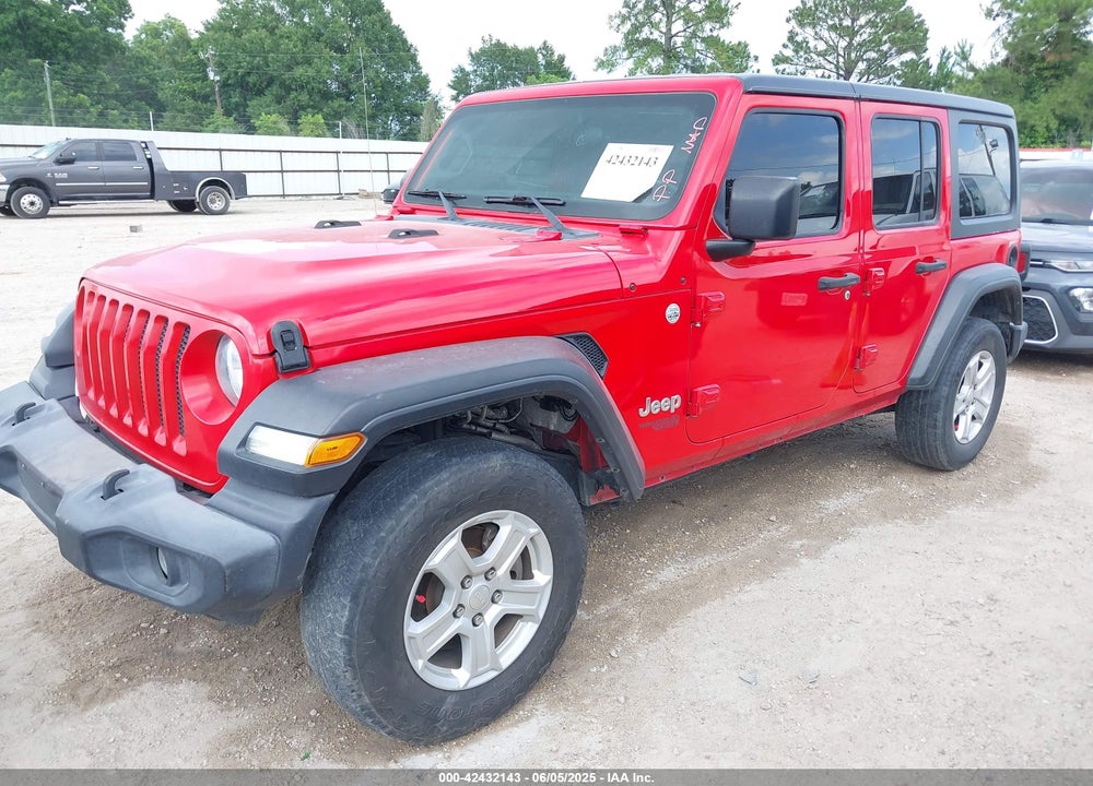 2019 JEEP WRANGLER UNLIMITED VIN: 1C4HJXDN6KW639739