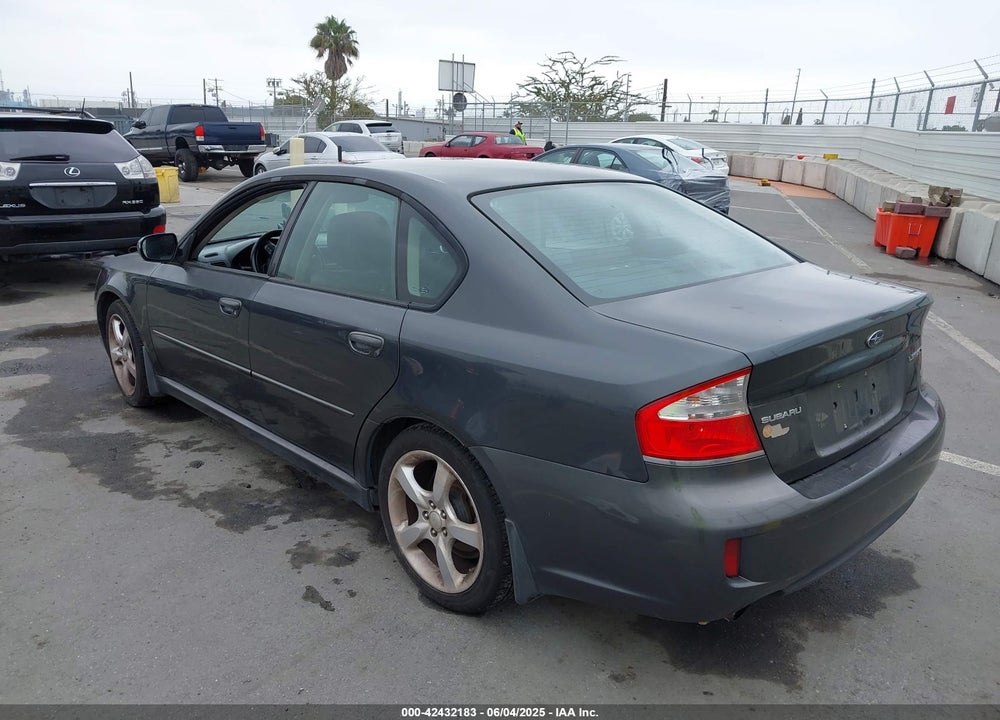 2009 SUBARU LEGACY 2.5I LIMITED VIN: 4S3BL626297218286