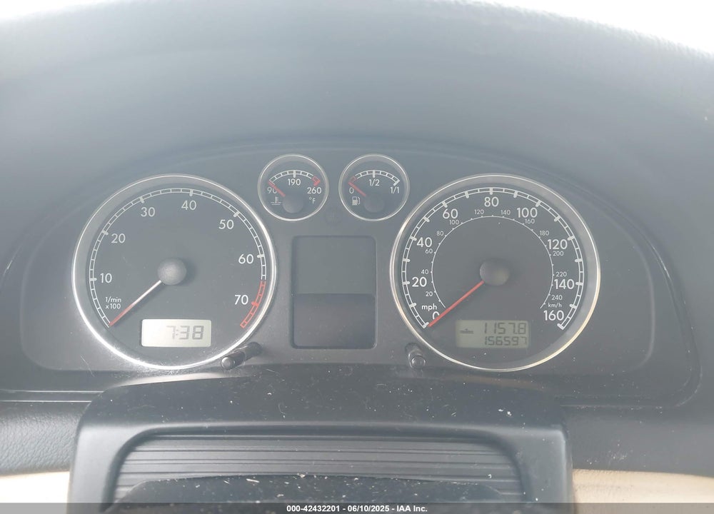 2004 VOLKSWAGEN PASSAT GLS VIN: WVWPD63B44E032526