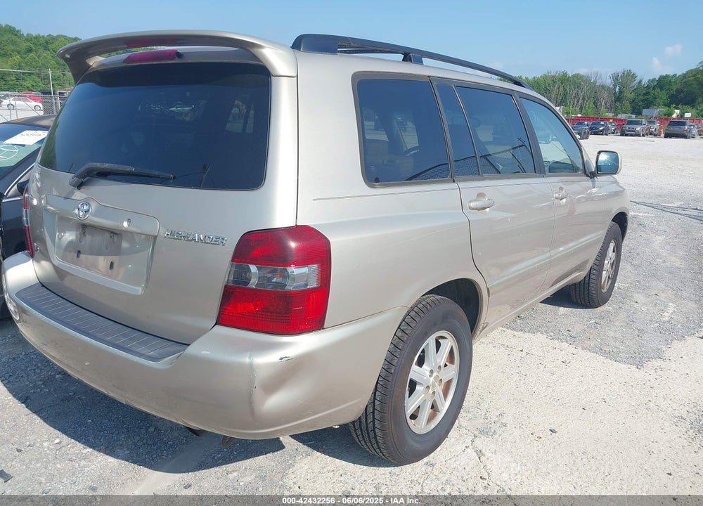 2004 TOYOTA HIGHLANDER V6 VIN: JTEDP21A440019412