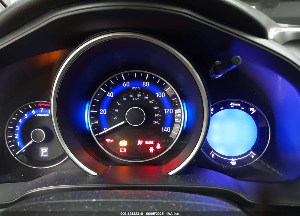 2019 HONDA FIT VIN: 3HGGK5H45KM735412