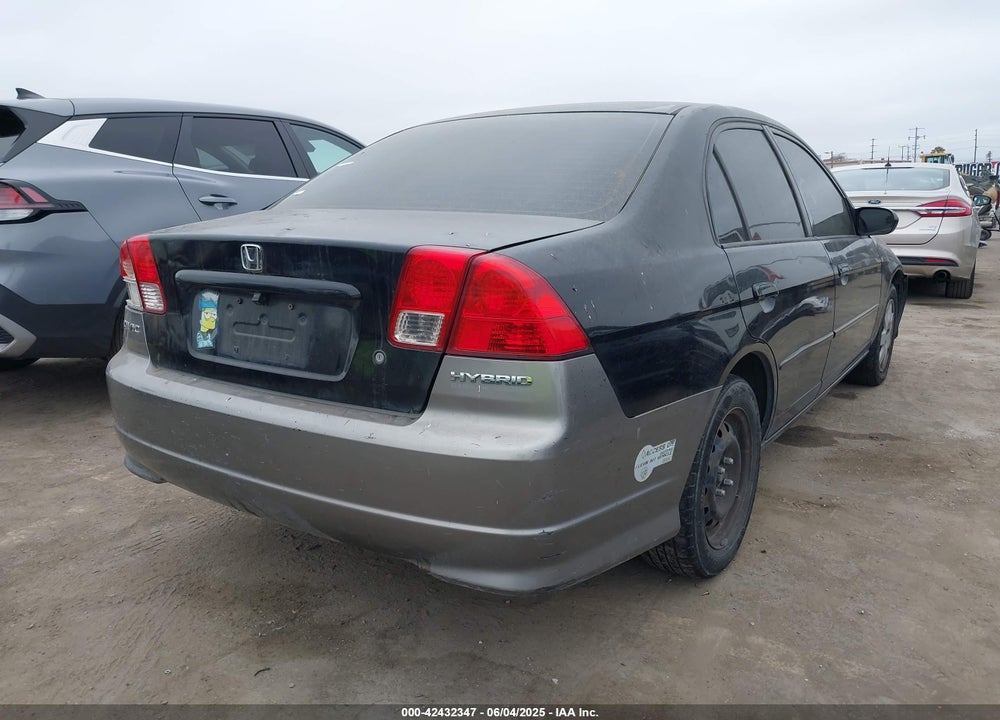 2004 HONDA CIVIC LX VIN: 2HGES16574H605032