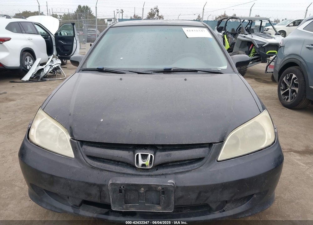 2004 HONDA CIVIC LX VIN: 2HGES16574H605032