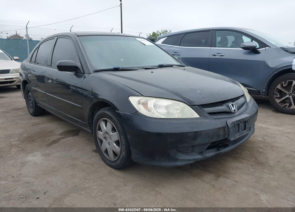 2004 HONDA CIVIC LX VIN: 2HGES16574H605032
