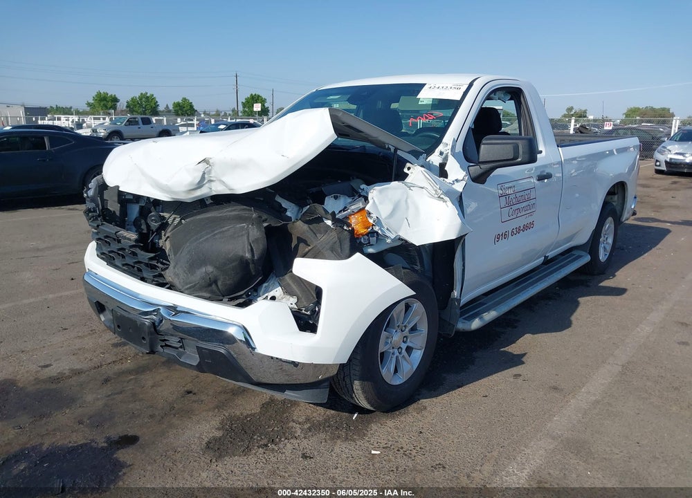 2023 CHEVROLET SILVERADO 1500 2WD LONG BED WT VIN: 3GCNAAED4PG320738