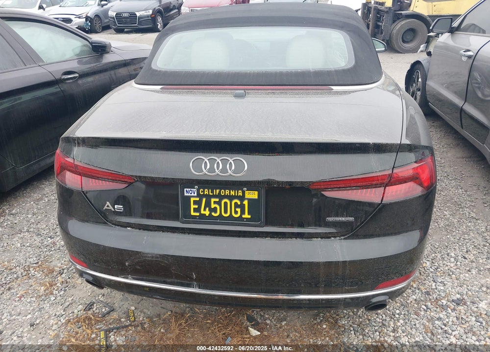 2019 AUDI A5 45 PREMIUM VIN: WAUWNGF57KN005724