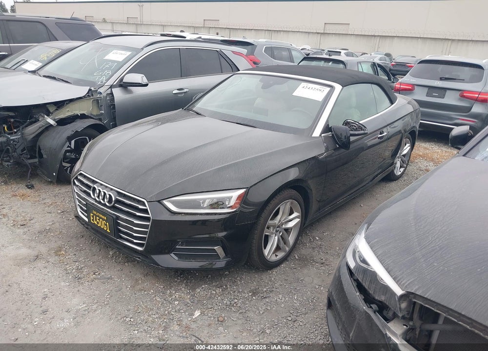 2019 AUDI A5 45 PREMIUM VIN: WAUWNGF57KN005724