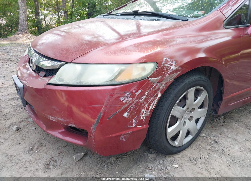 2009 HONDA CIVIC LX VIN: 2HGFA16569H364904