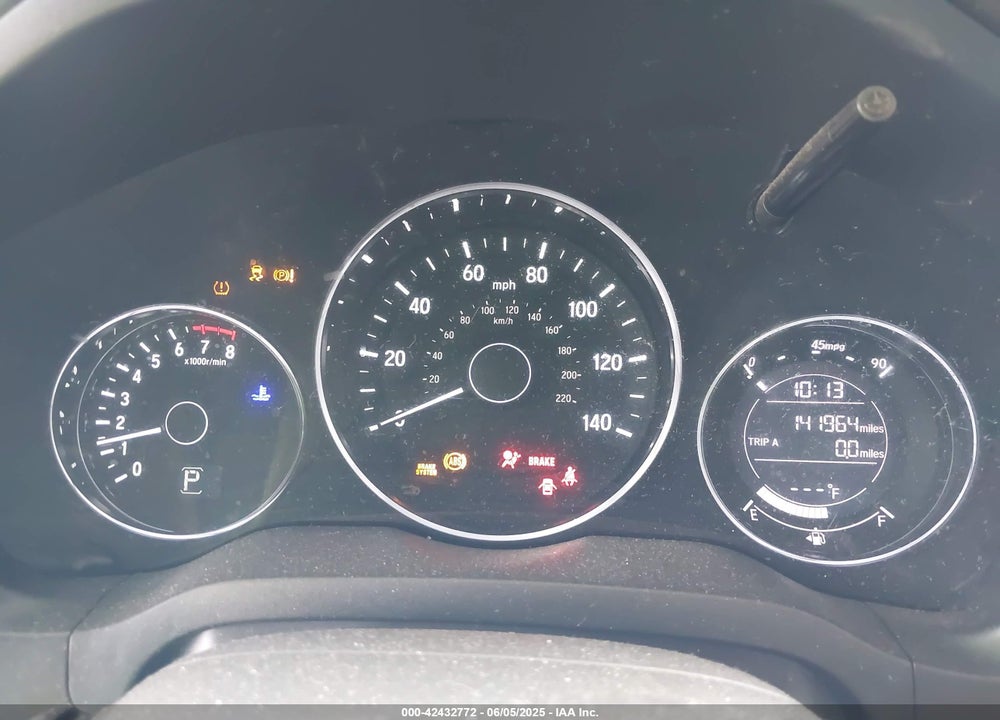 2016 HONDA HR-V VIN: 3CZRU5H75GM722754