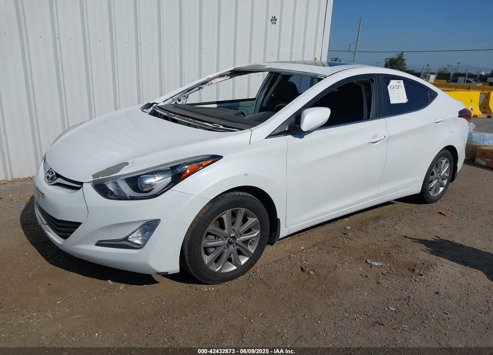 2015 HYUNDAI ELANTRA SE VIN: 5NPDH4AE6FH611903