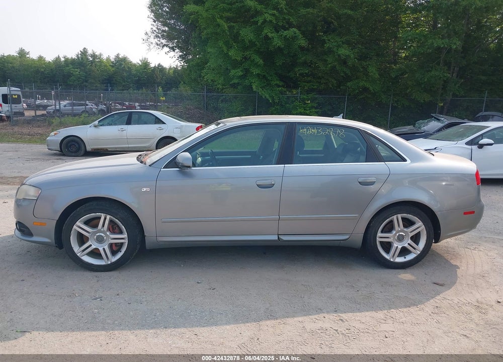 2008 AUDI A4 2.0T VIN: WAUDF78E08A101745
