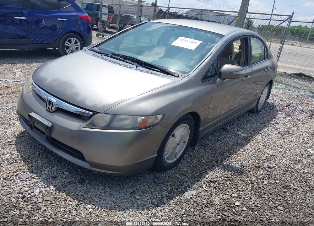 2008 HONDA CIVIC HYBRID VIN: JHMFA36298S001454