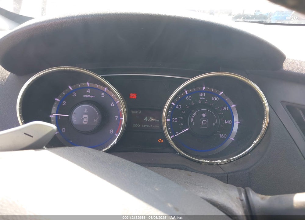 2012 HYUNDAI SONATA VIN: 5NPEC4AB6CH423001