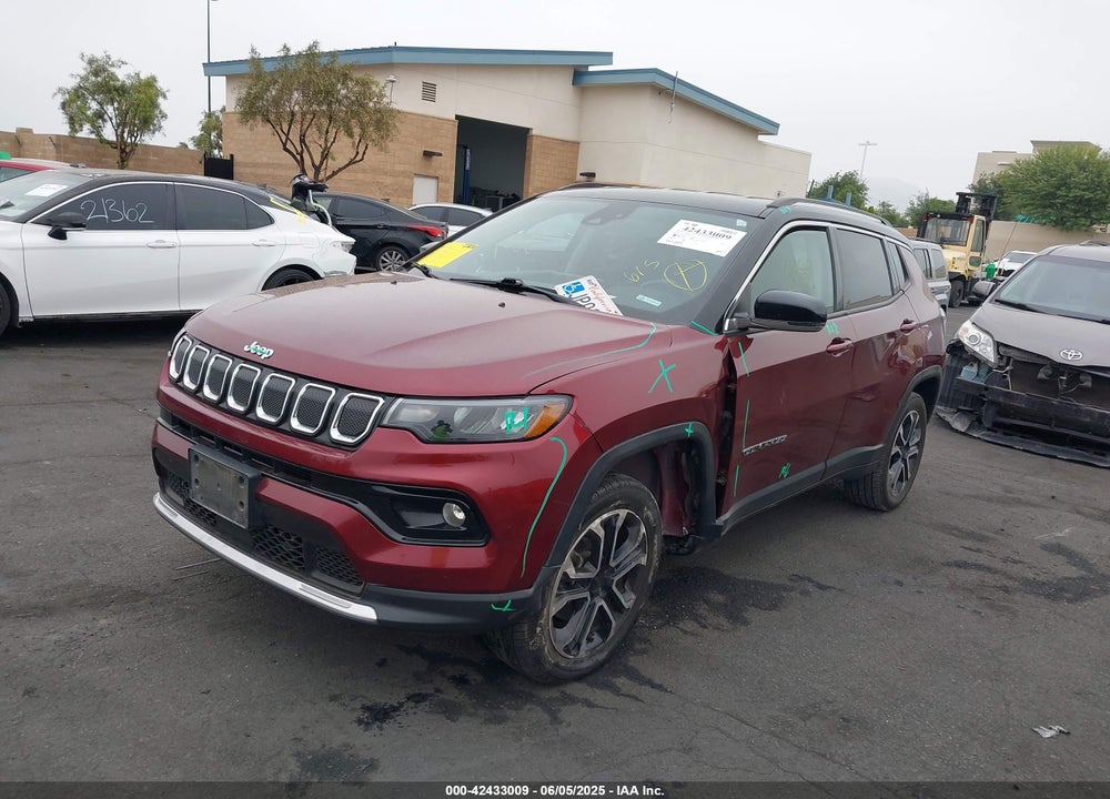 2022 JEEP COMPASS LIMITED 4X4 VIN: 3C4NJDCB8NT161598