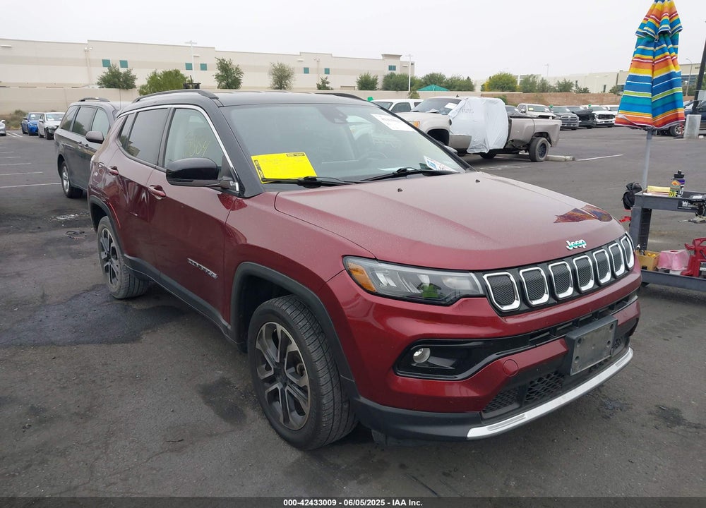 2022 JEEP COMPASS LIMITED 4X4 VIN: 3C4NJDCB8NT161598