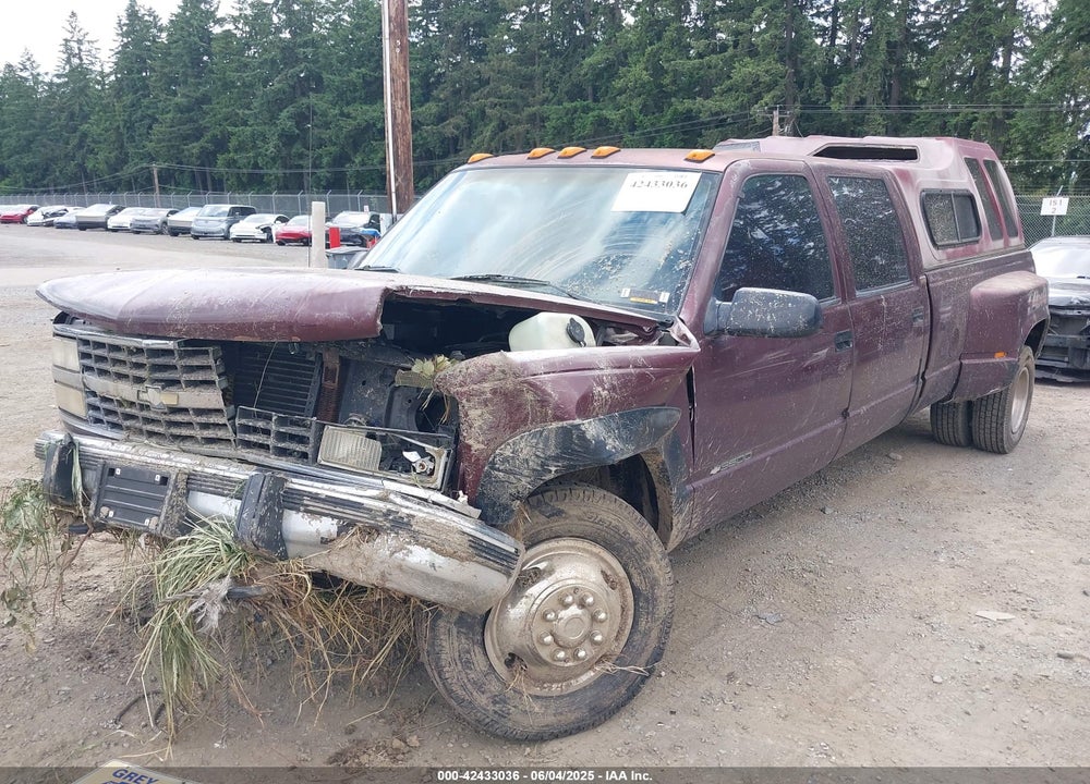 1993 CHEVROLET GMT-400 K3500 VIN: 1GCHK33N7PJ417299