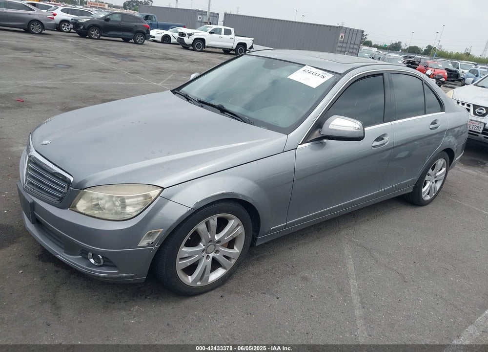 2009 MERCEDES-BENZ C CLASS VIN: WDDGF54X29F237428