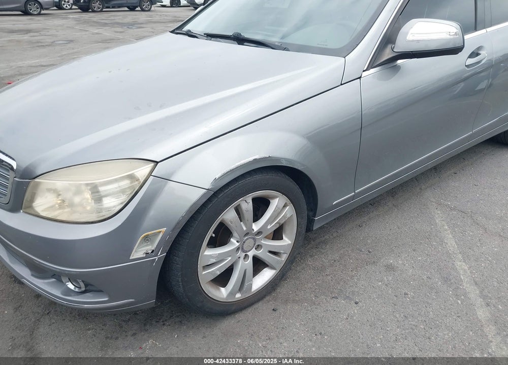2009 MERCEDES-BENZ C CLASS VIN: WDDGF54X29F237428