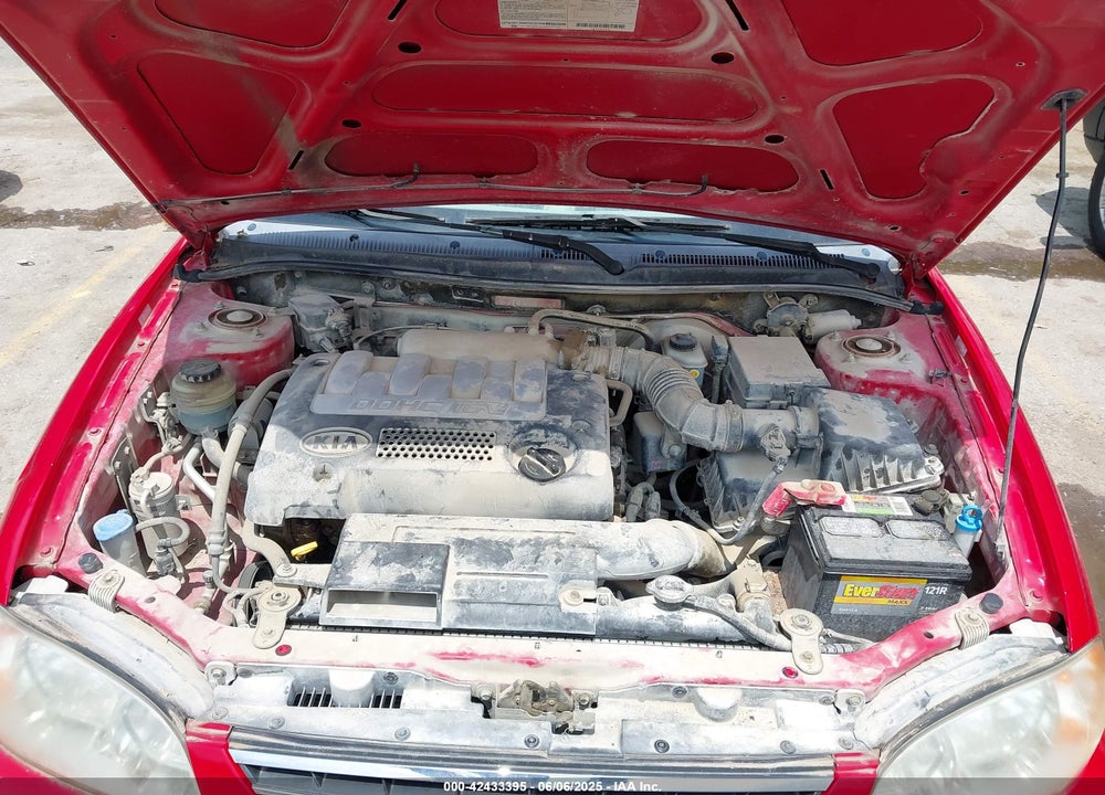 2003 KIA SPECTRA LS VIN: KNAFB121335301950