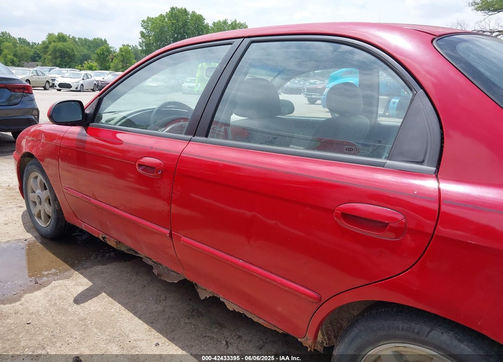 2003 KIA SPECTRA LS VIN: KNAFB121335301950
