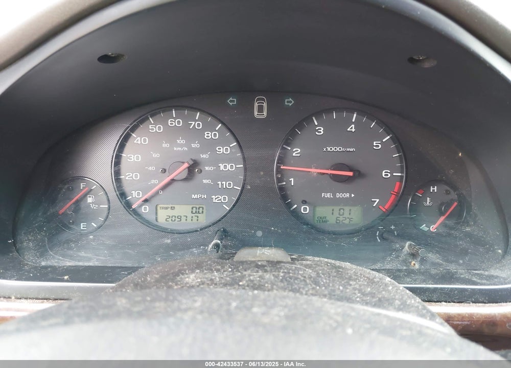 2002 SUBARU OUTBACK VIN: 4S3BH665X27628651