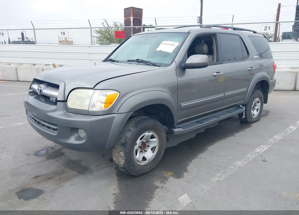 2005 TOYOTA SEQUOIA LIMITED V8 VIN: 5TDZT38A45S248737