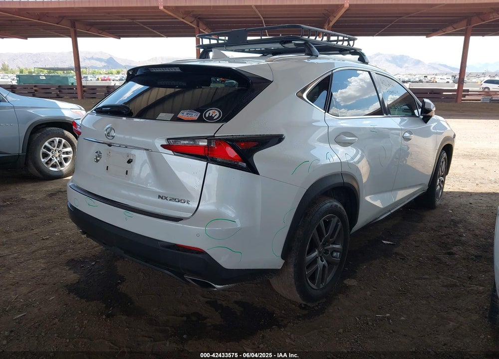 2016 LEXUS NX 200T VIN: JTJYARBZ0G2023614