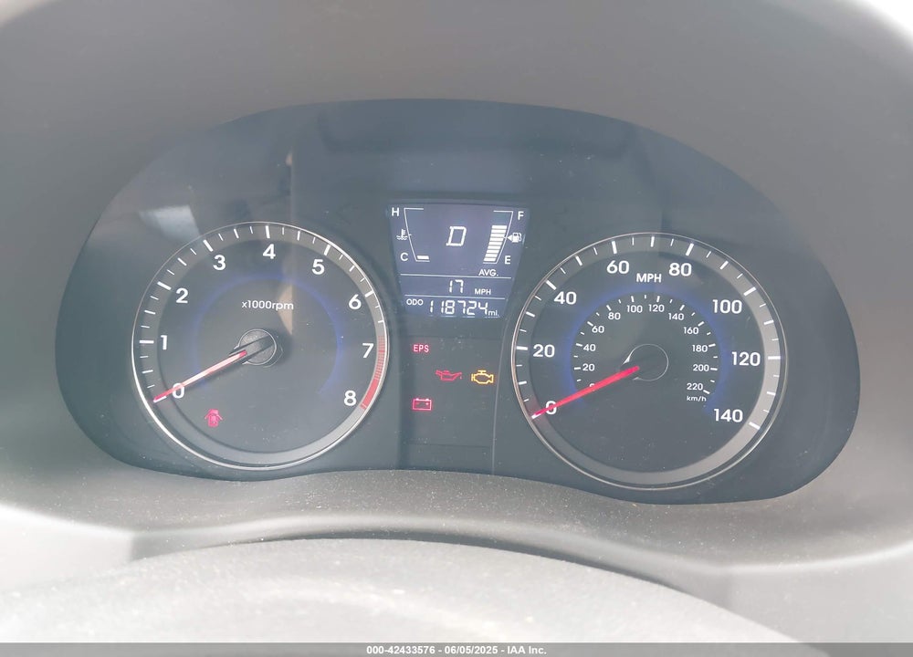 2012 HYUNDAI ACCENT GLS VIN: KMHCU4AE0CU262998