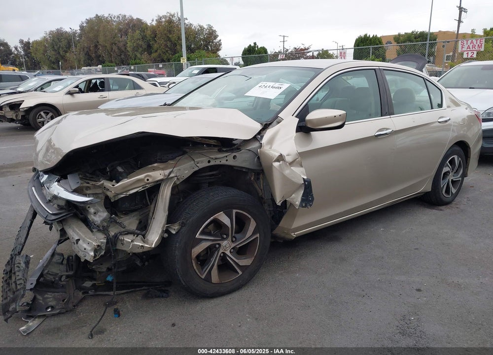 2017 HONDA ACCORD LX VIN: 1HGCR2F35HA202520
