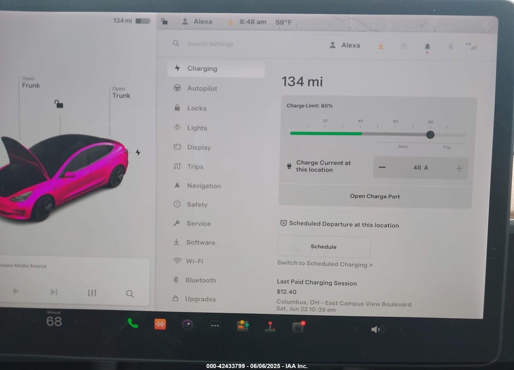 2021 TESLA MODEL 3 VIN: 5YJ3E1EB6MF056210