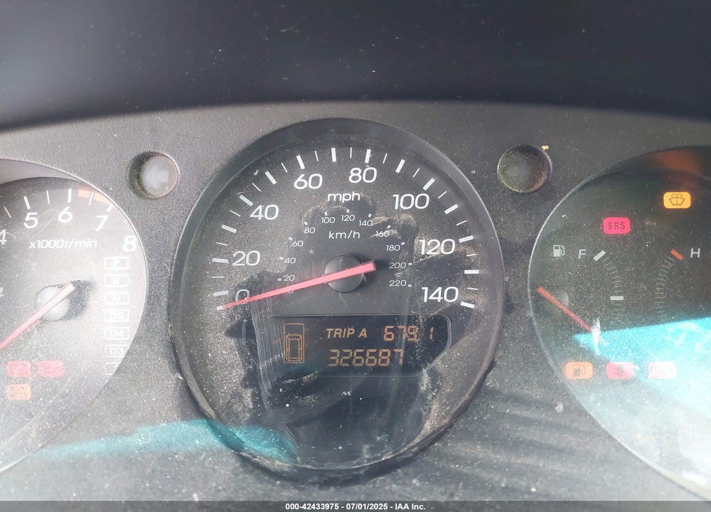 2001 ACURA MDX VIN: 2HNYD18821H506332