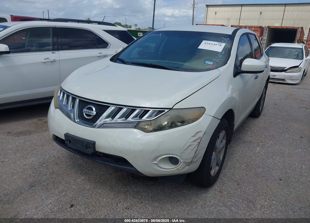 2010 NISSAN MURANO VIN: JN8AZ1MU9AW015306