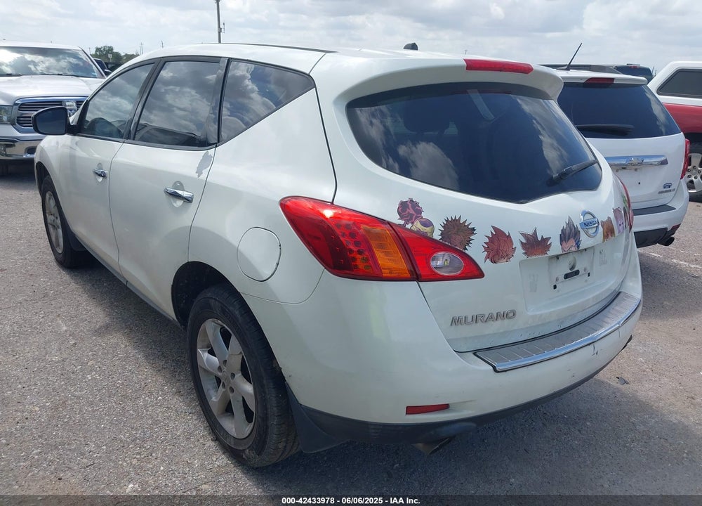 2010 NISSAN MURANO VIN: JN8AZ1MU9AW015306