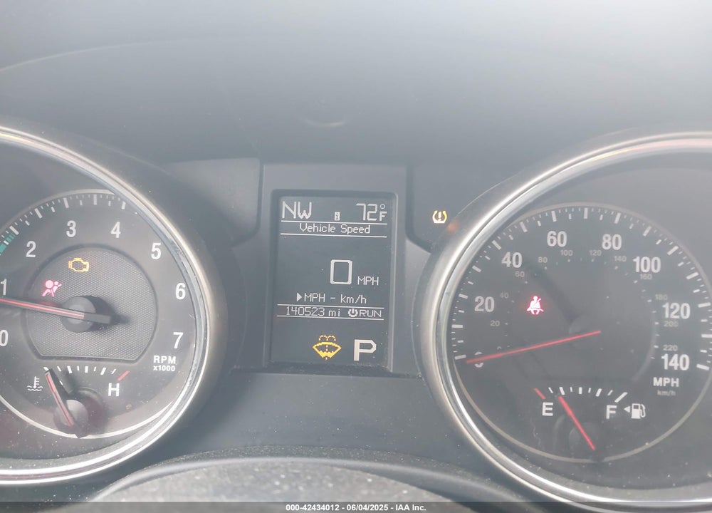 2012 JEEP GRAND CHEROKEE VIN: 1C4RJFAG5CC347667
