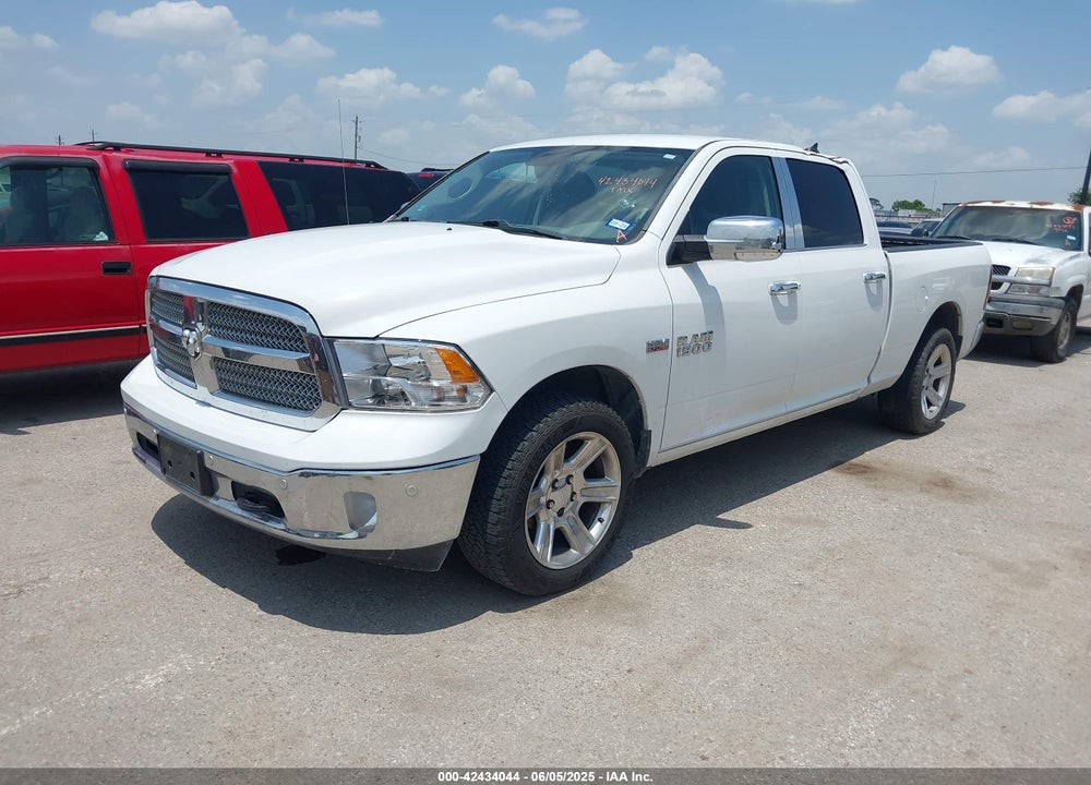 2017 RAM 1500 LONE STAR SILVER  4X2 6'4 BOX VIN: 1C6RR6TT3HS662362