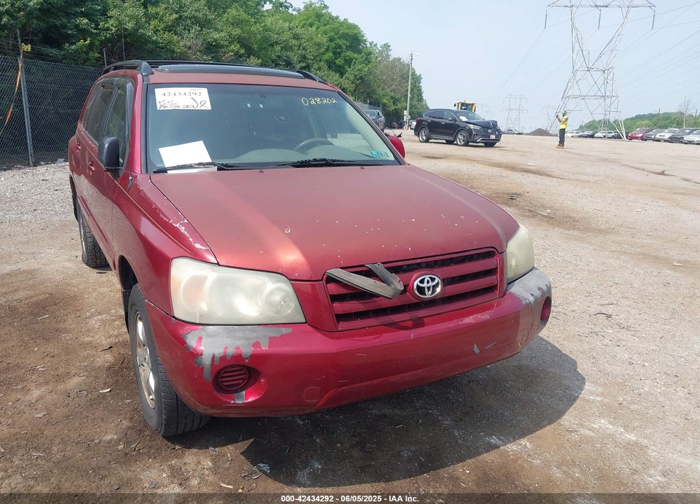 2004 TOYOTA HIGHLANDER V6 VIN: JTEEP21AX40028202