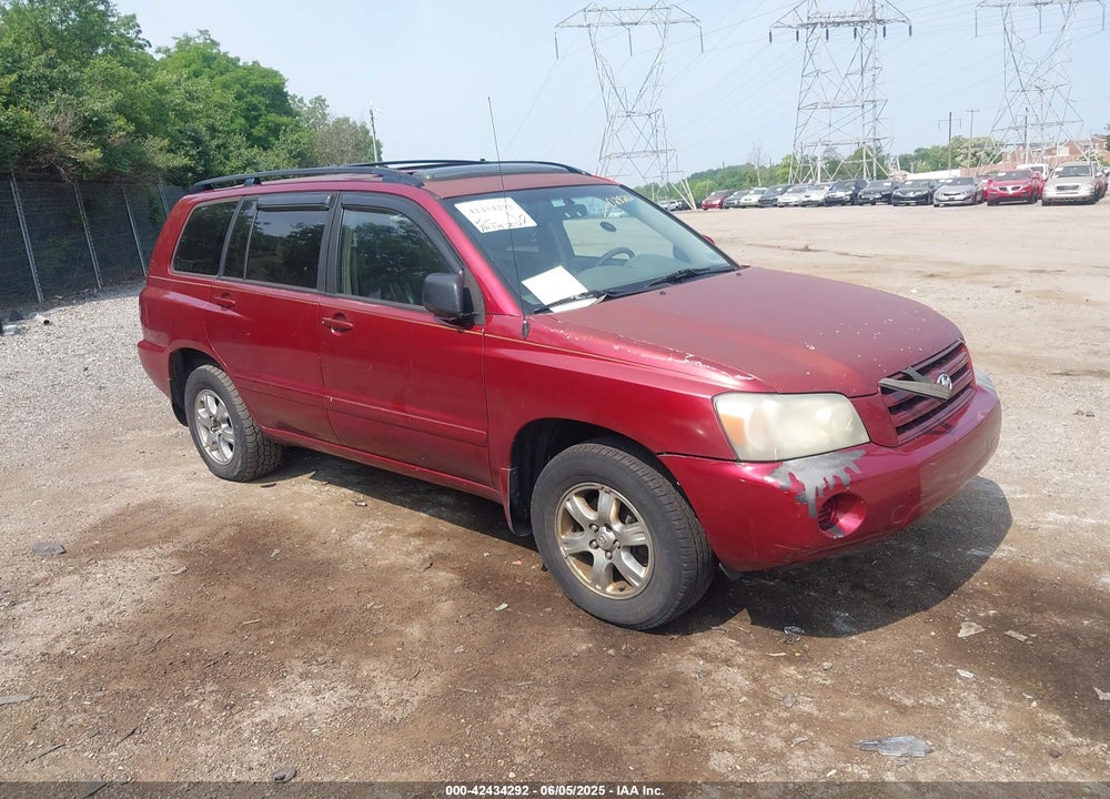 2004 TOYOTA HIGHLANDER V6 VIN: JTEEP21AX40028202