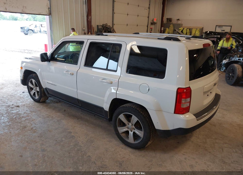 2017 JEEP PATRIOT HIGH ALTITUDE FWD VIN: 1C4NJPFA3HD187816