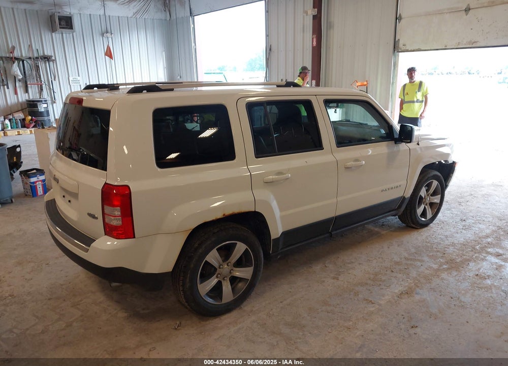 2017 JEEP PATRIOT HIGH ALTITUDE FWD VIN: 1C4NJPFA3HD187816