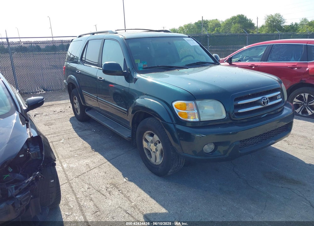 2001 TOYOTA SEQUOIA LIMITED V8 VIN: 5TDBT48A01S036192