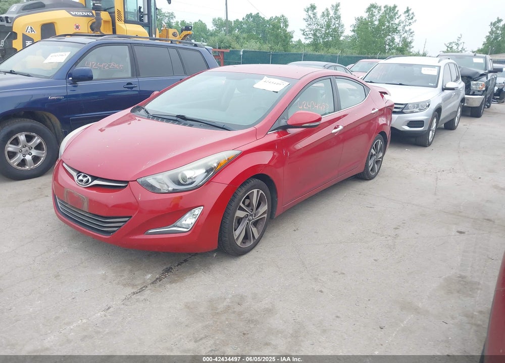 2014 HYUNDAI ELANTRA LIMITED VIN: KMHDH4AEXEU129645