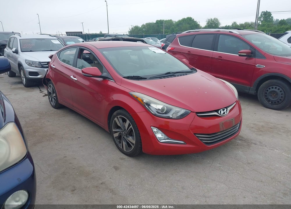 2014 HYUNDAI ELANTRA LIMITED VIN: KMHDH4AEXEU129645