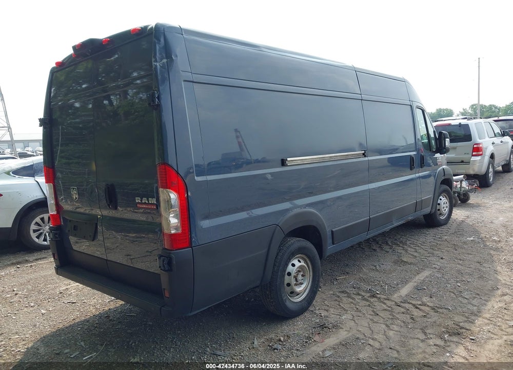2019 RAM PROMASTER 3500 CARGO VAN HIGH ROOF 159 WB EXT VIN: 3C6URVJG8KE558731