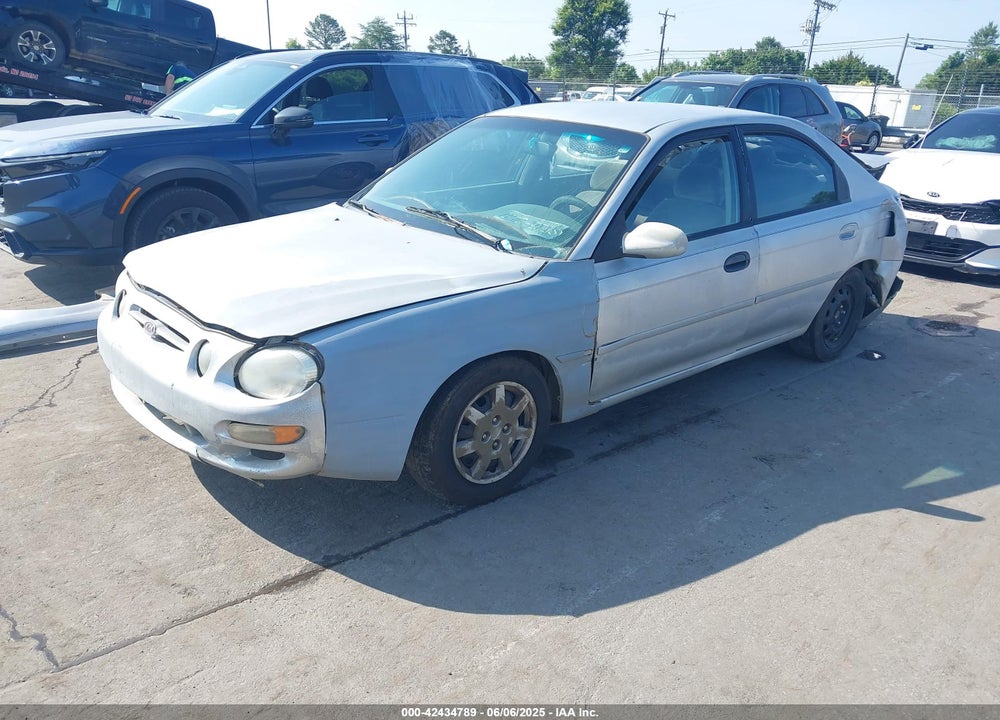 2001 KIA SPECTRA VIN: KNAFB161615018837