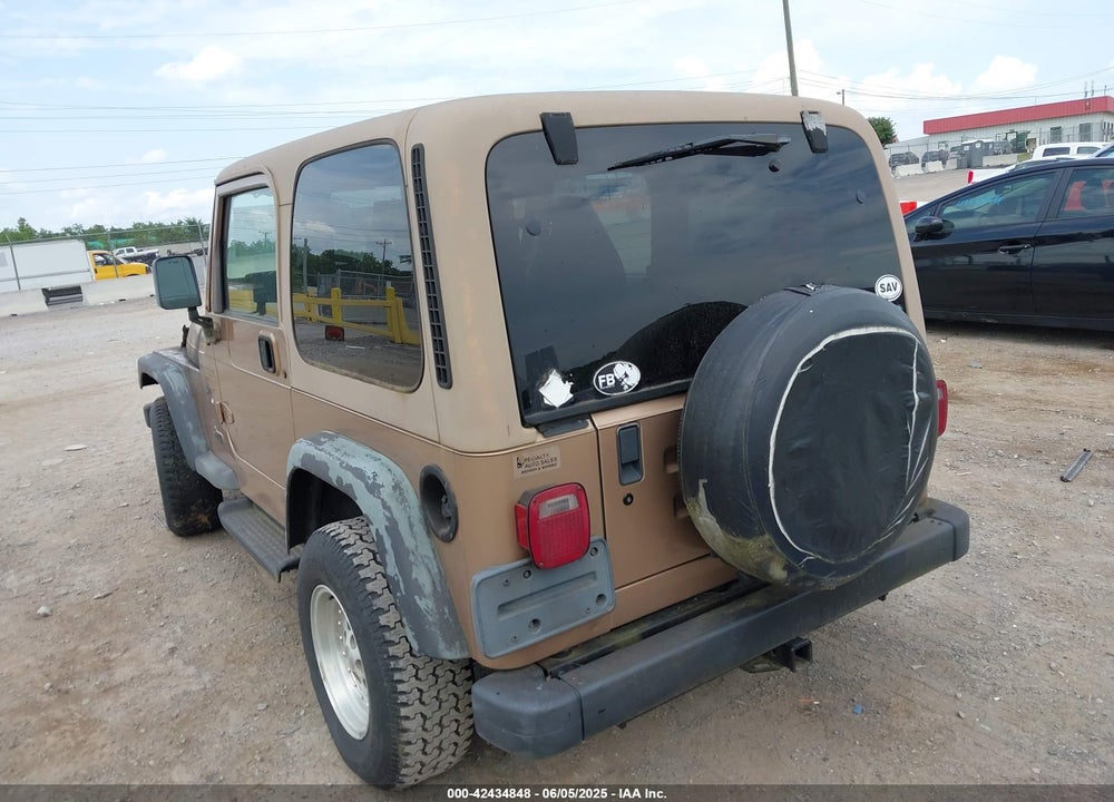 1999 JEEP WRANGLER SPORT VIN: 1J4FY19S0XP430555