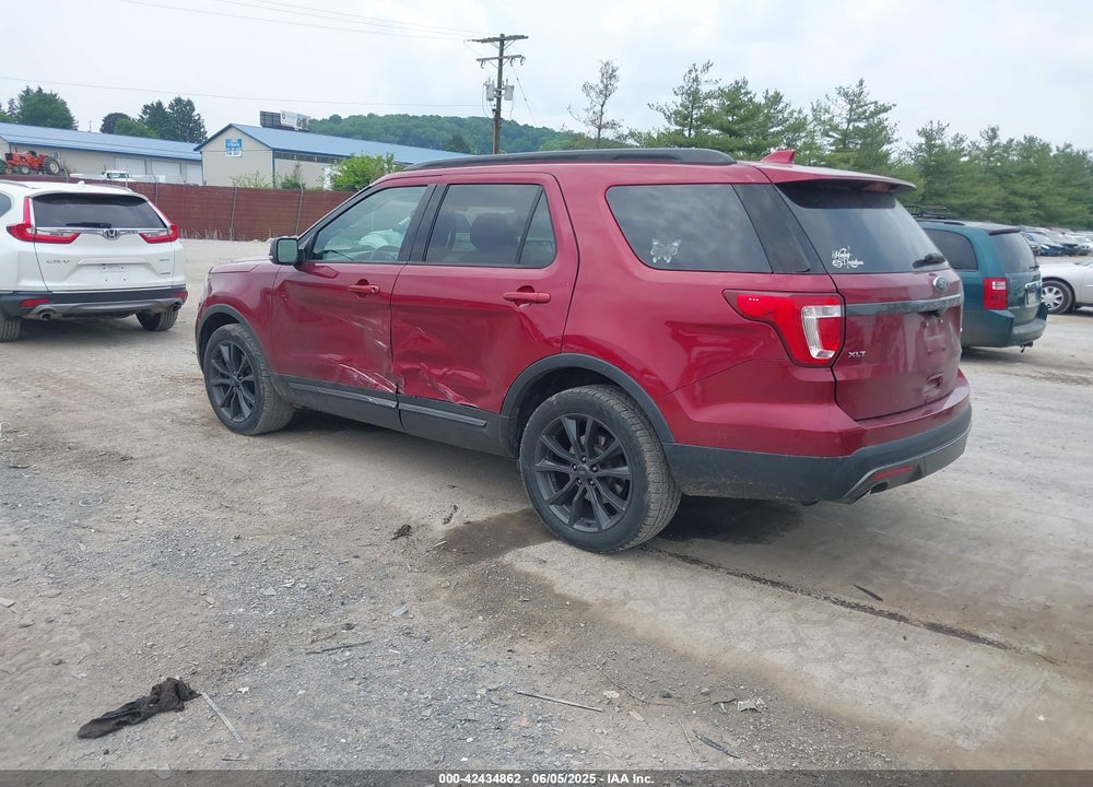 2017 FORD EXPLORER XLT VIN: 1FM5K8D89HGA14413